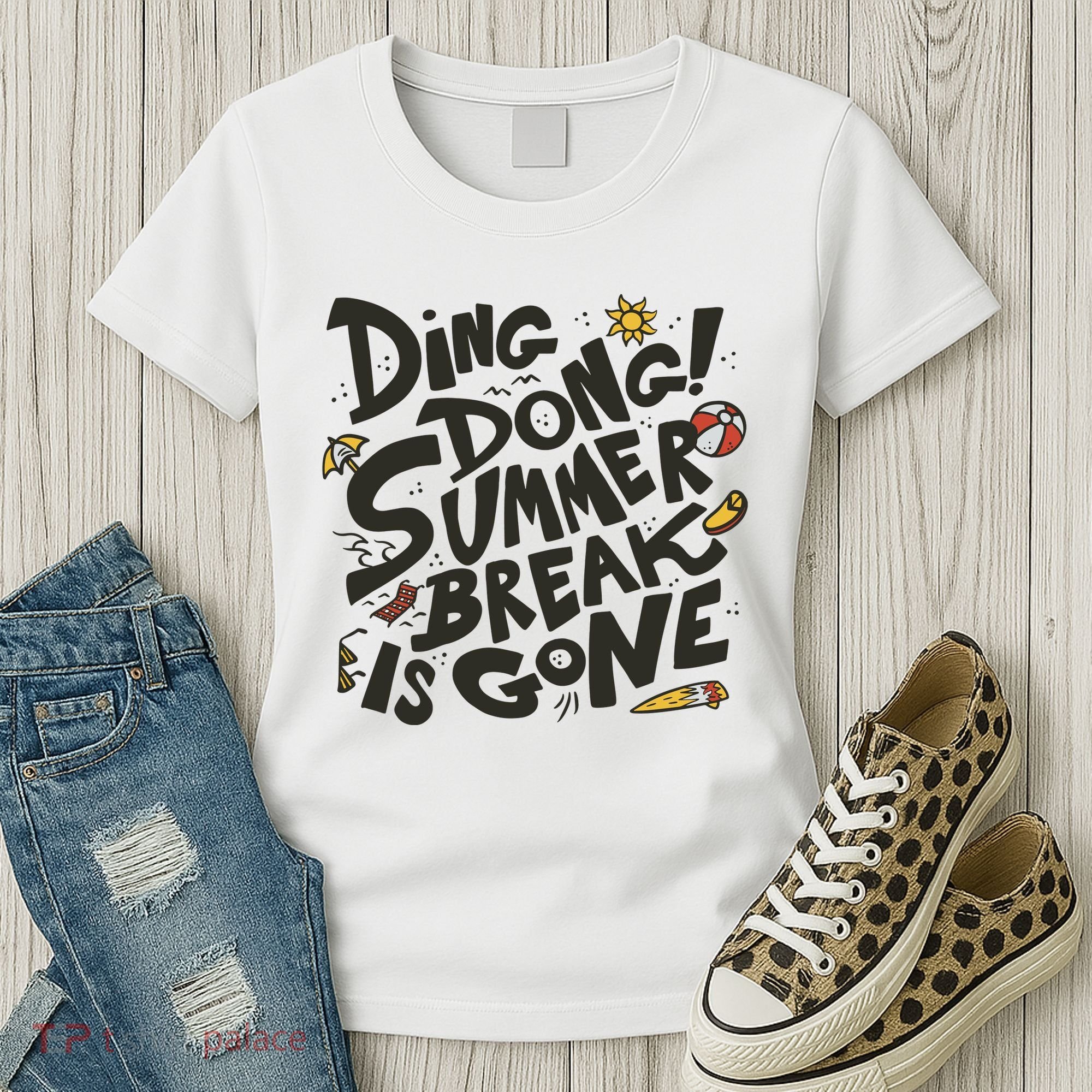 Ding Dong Summer Break Is Gone Women's T-Shirt