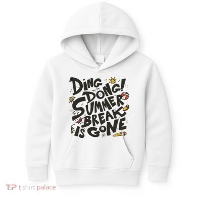 Ding Dong Summer Break Is Gone Kids Hoodie