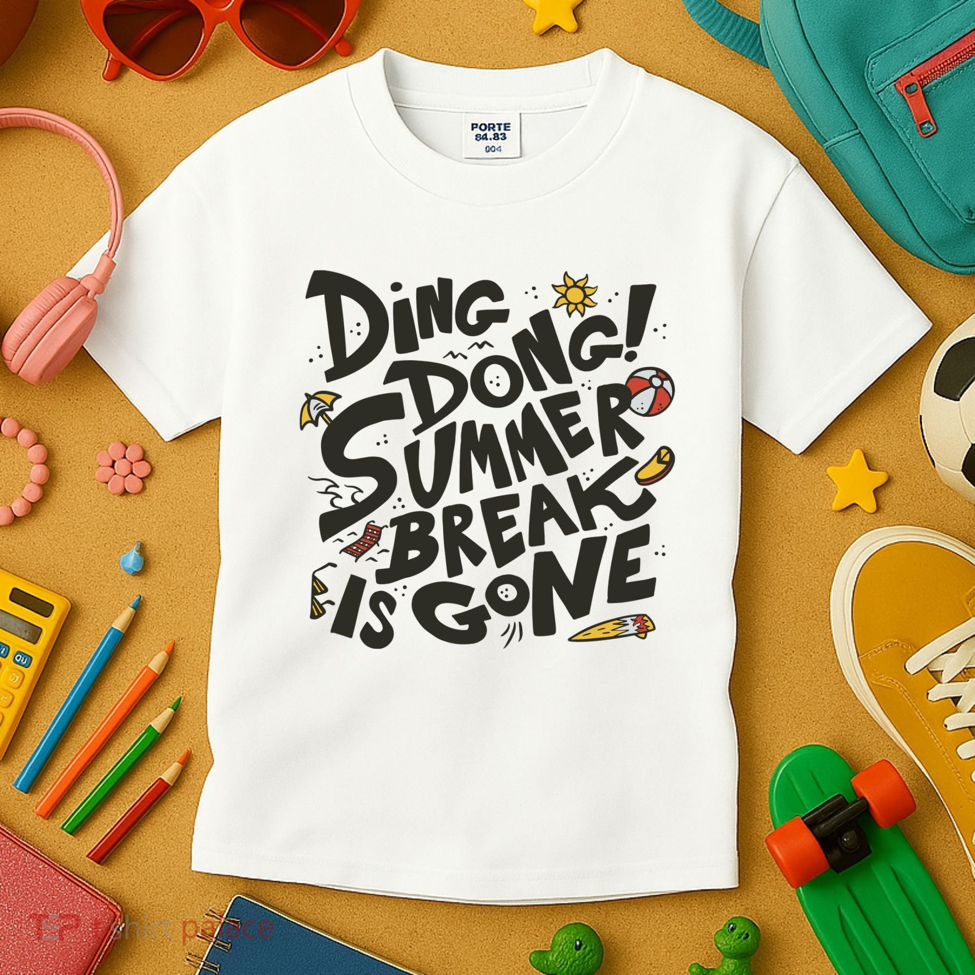 Ding Dong Summer Break Is Gone Kids T-Shirt