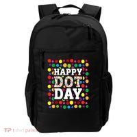 Dot Day September 15th For Teacher Happy Dot Day Gift Backpack thumb 0