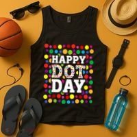 Dot Day September 15th For Teacher Happy Dot Day Gift Tank Top thumb 4