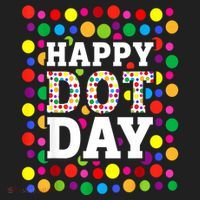 Dot Day September 15th For Teacher Happy Dot Day Gift Golf Towel thumb 3