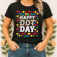 Dot Day September 15th For Teacher Happy Dot Day Gift Women's T-Shirt thumb 2