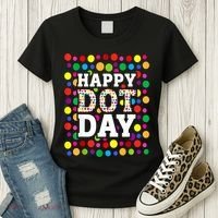 Dot Day September 15th For Teacher Happy Dot Day Gift Women's T-Shirt thumb 3