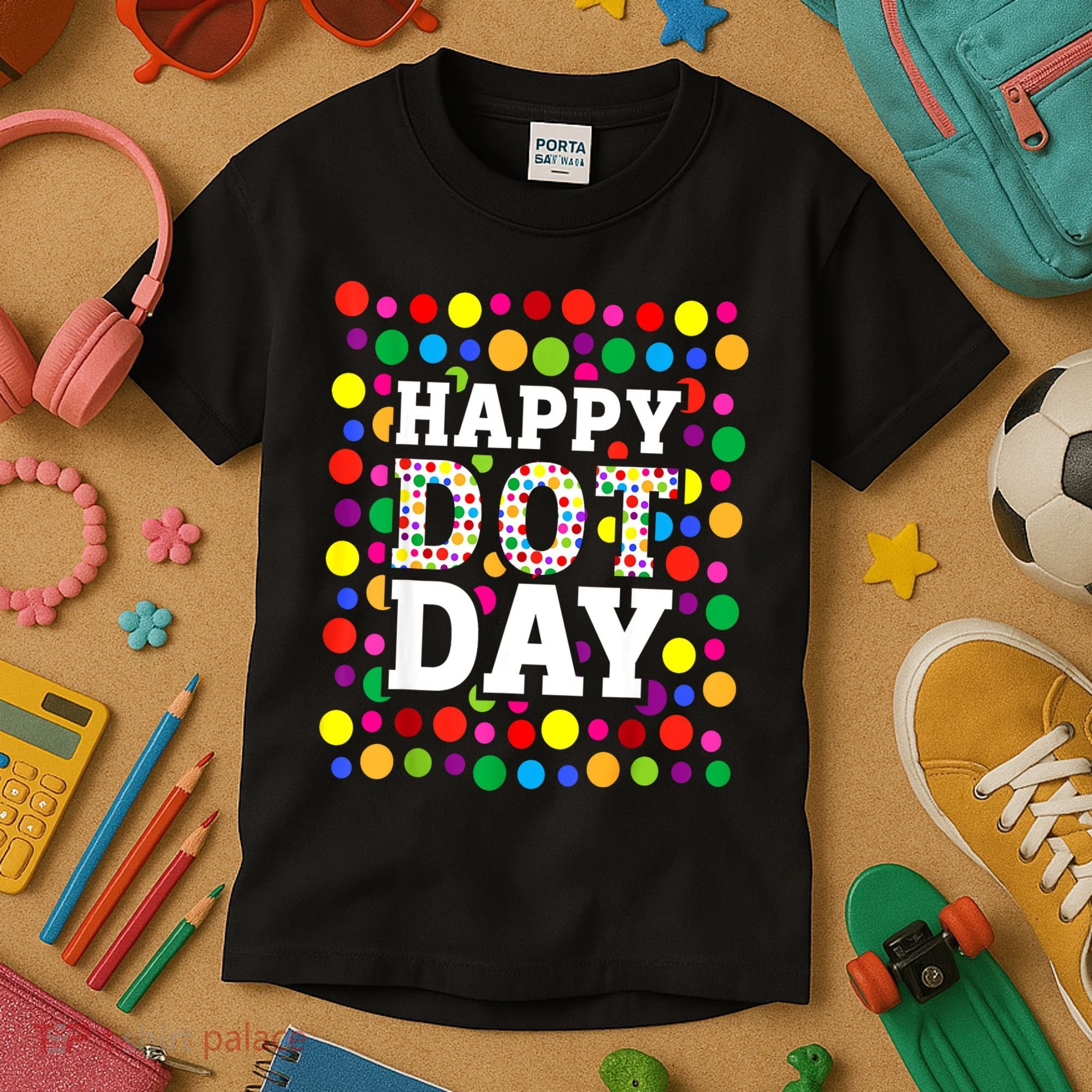 Dot Day September 15th For Teacher Happy Dot Day Gift Kids T-Shirt