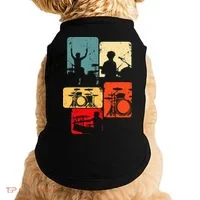 Drummer Drum Sticks Doggie Tank thumb 0