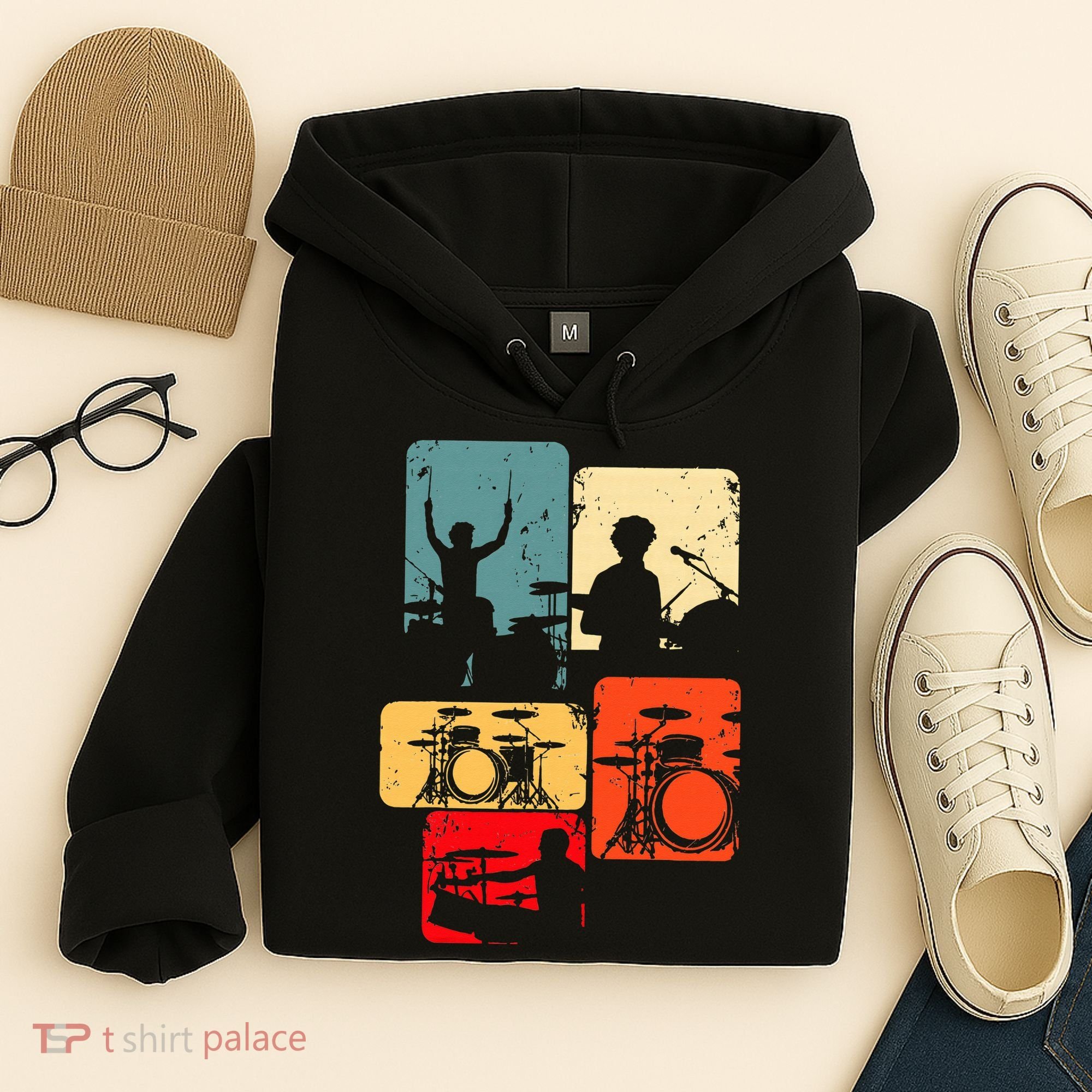 Drummer Drum Sticks Hoodie