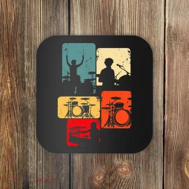Drummer Drum Sticks Coaster