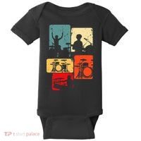 Drummer Drum Sticks Baby Bodysuit thumb 0
