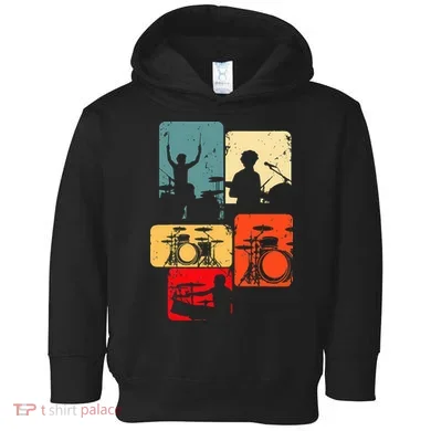 Drummer Drum Sticks Toddler Hoodie