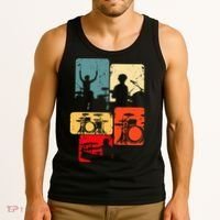 Drummer Drum Sticks Tank Top thumb 3