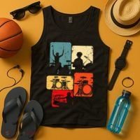 Drummer Drum Sticks Tank Top thumb 4