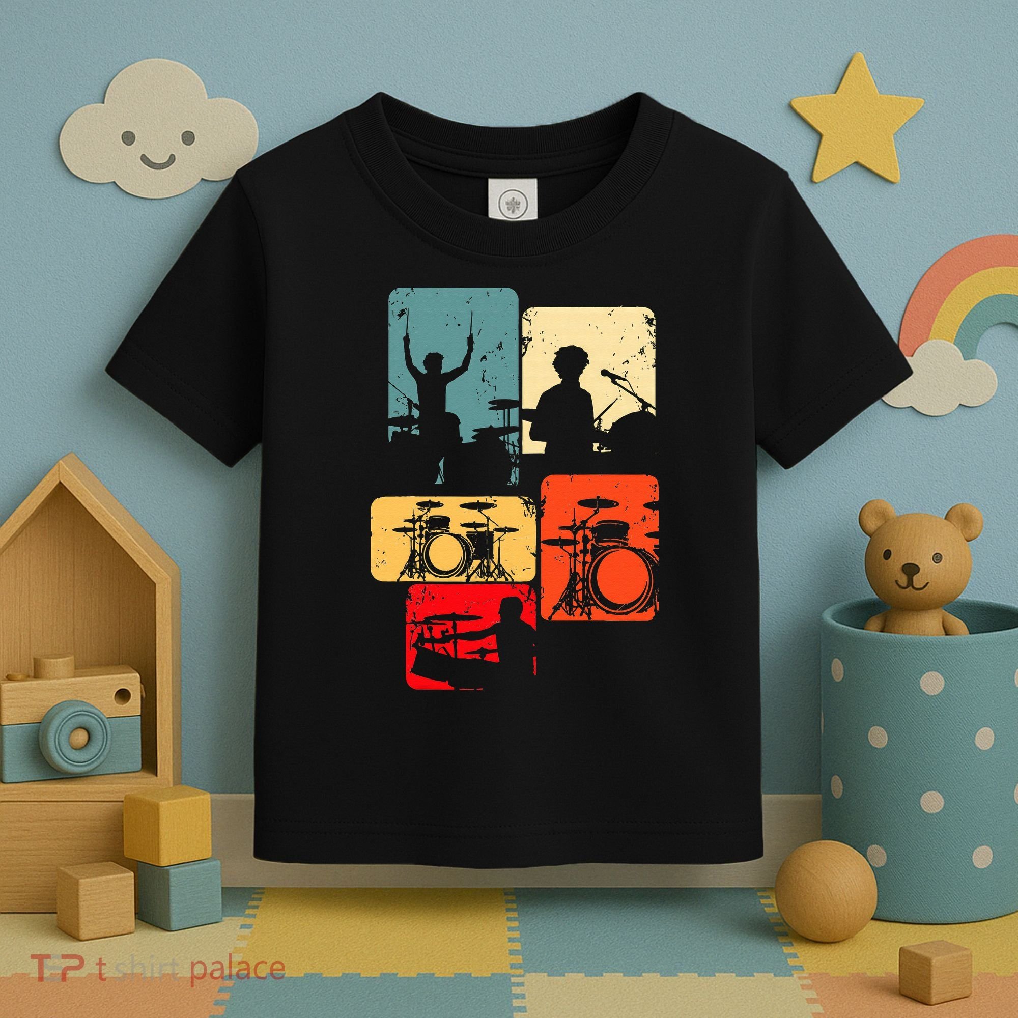 Drummer Drum Sticks Toddler T-Shirt