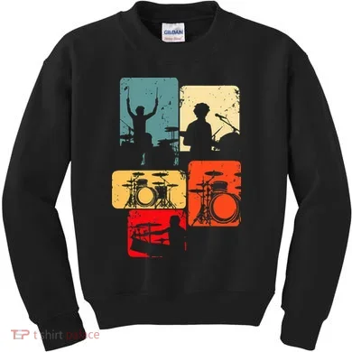 Drummer Drum Sticks Kids Sweatshirt