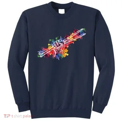 Drummer Drum Set Drumsticks Sweatshirt