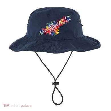 Drummer Drum Set Drumsticks Bucket Hat