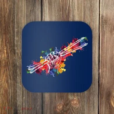 Drummer Drum Set Drumsticks Coaster