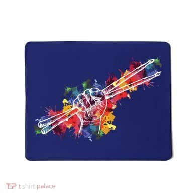 Drummer Drum Set Drumsticks Mousepad