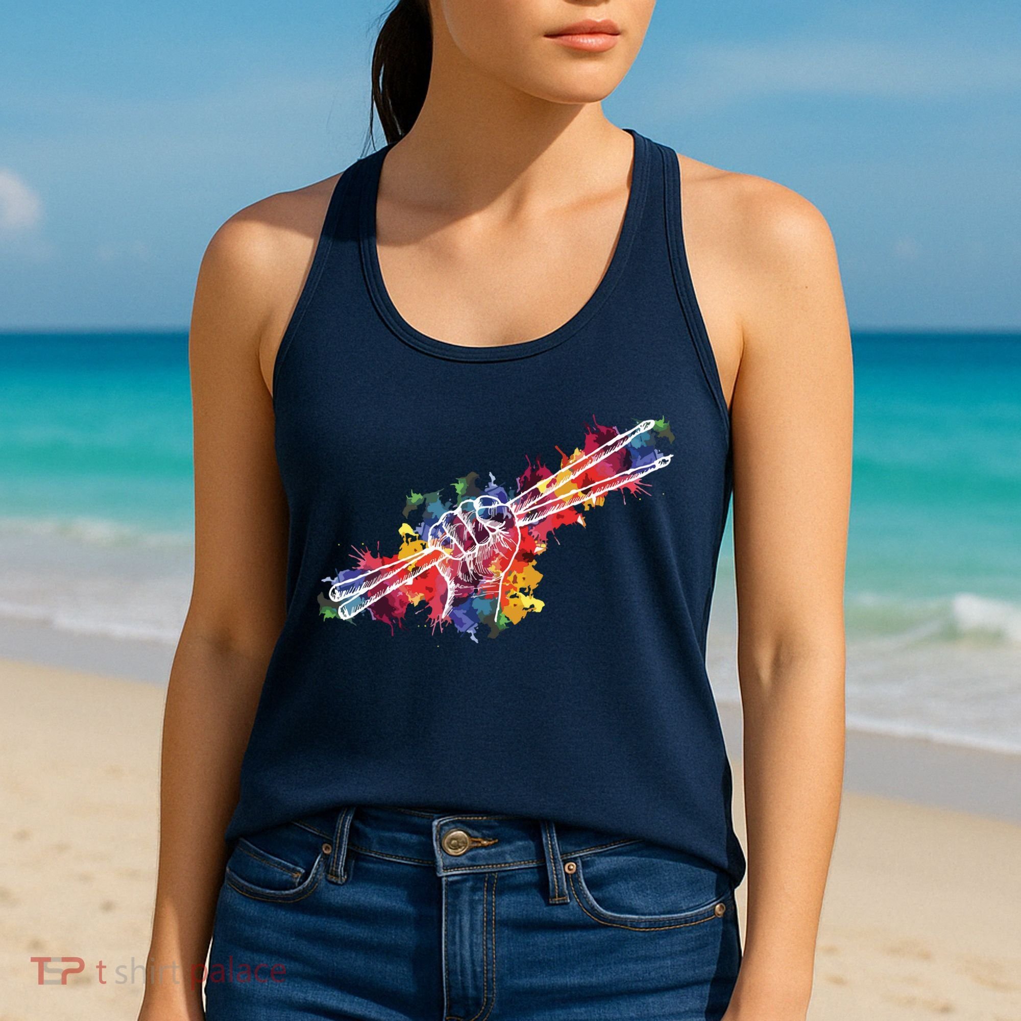Drummer Drum Set Drumsticks Women's Tank Top