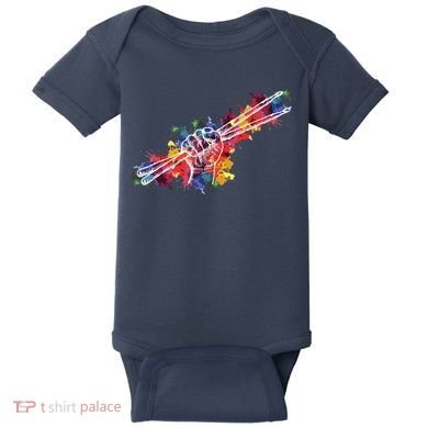 Drummer Drum Set Drumsticks Baby Bodysuit