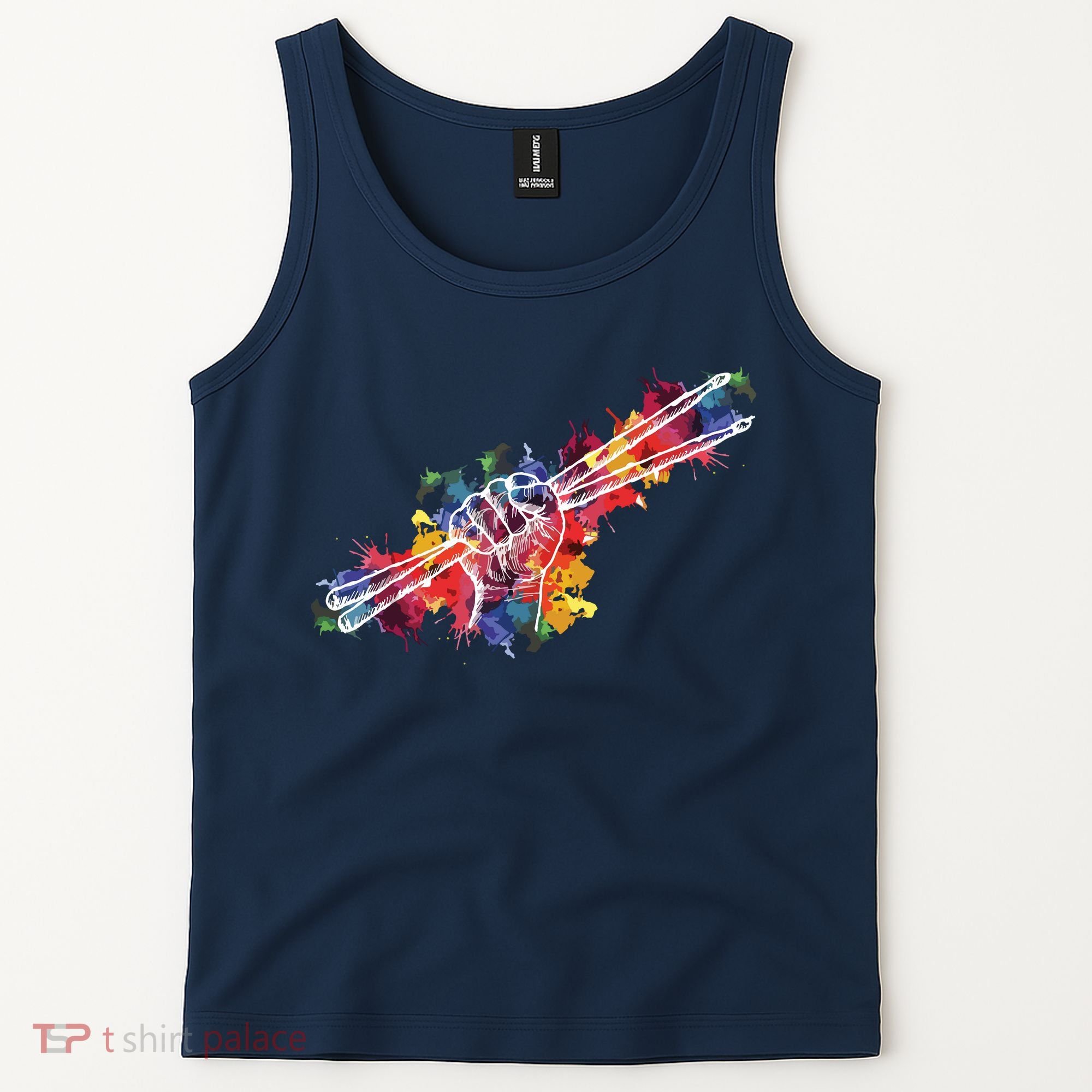 Drummer Drum Set Drumsticks Tank Top
