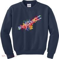 Drummer Drum Set Drumsticks Kids Sweatshirt thumb 0