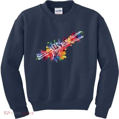 Drummer Drum Set Drumsticks Kids Sweatshirt