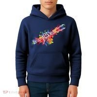 Drummer Drum Set Drumsticks Kids Hoodie thumb 4