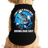 Doing Dad Shit Dad Joke Skeleton Dad Funny Dad Fathers Day Doggie Tank thumb 0