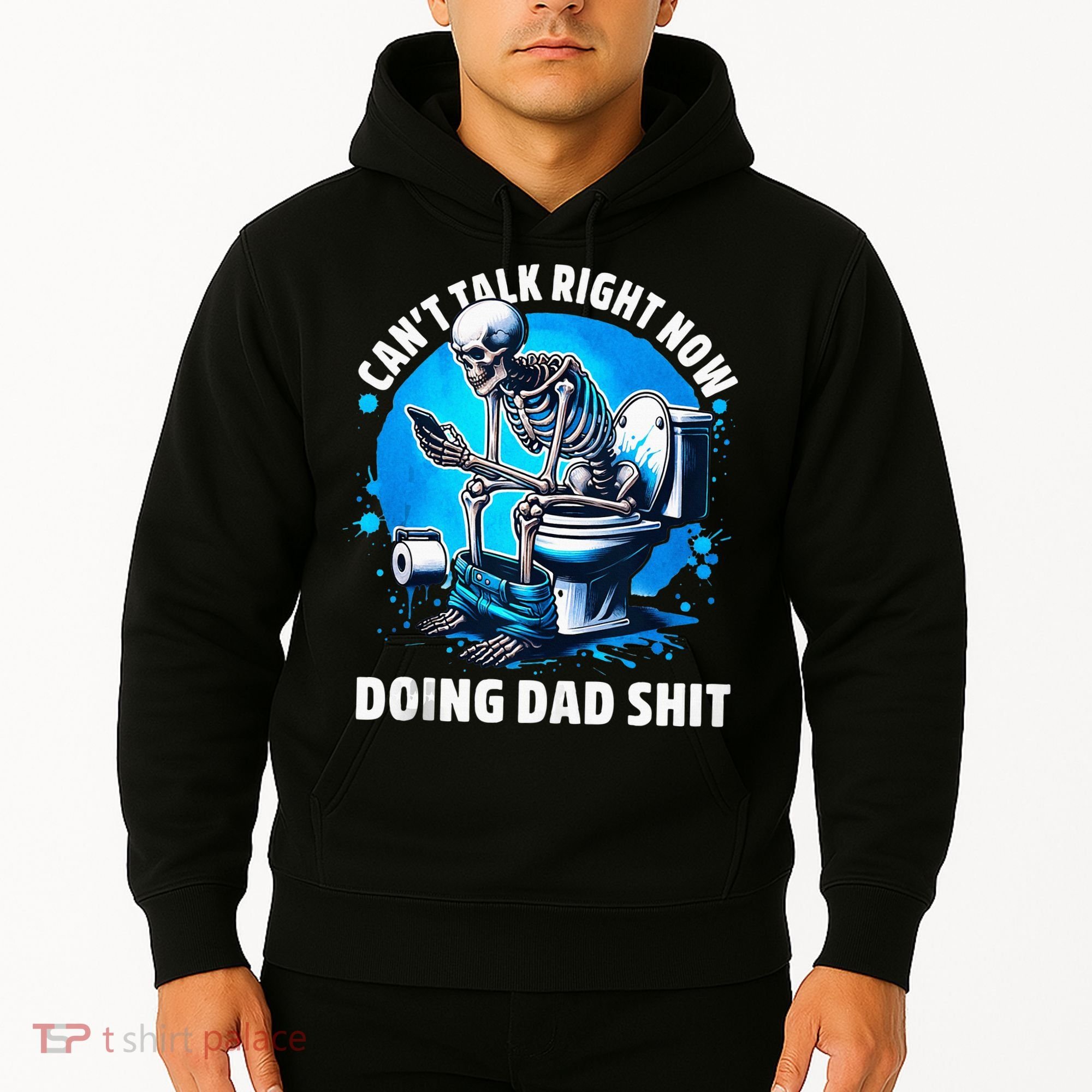 Doing Dad Shit Dad Joke Skeleton Dad Funny Dad Fathers Day Hoodie