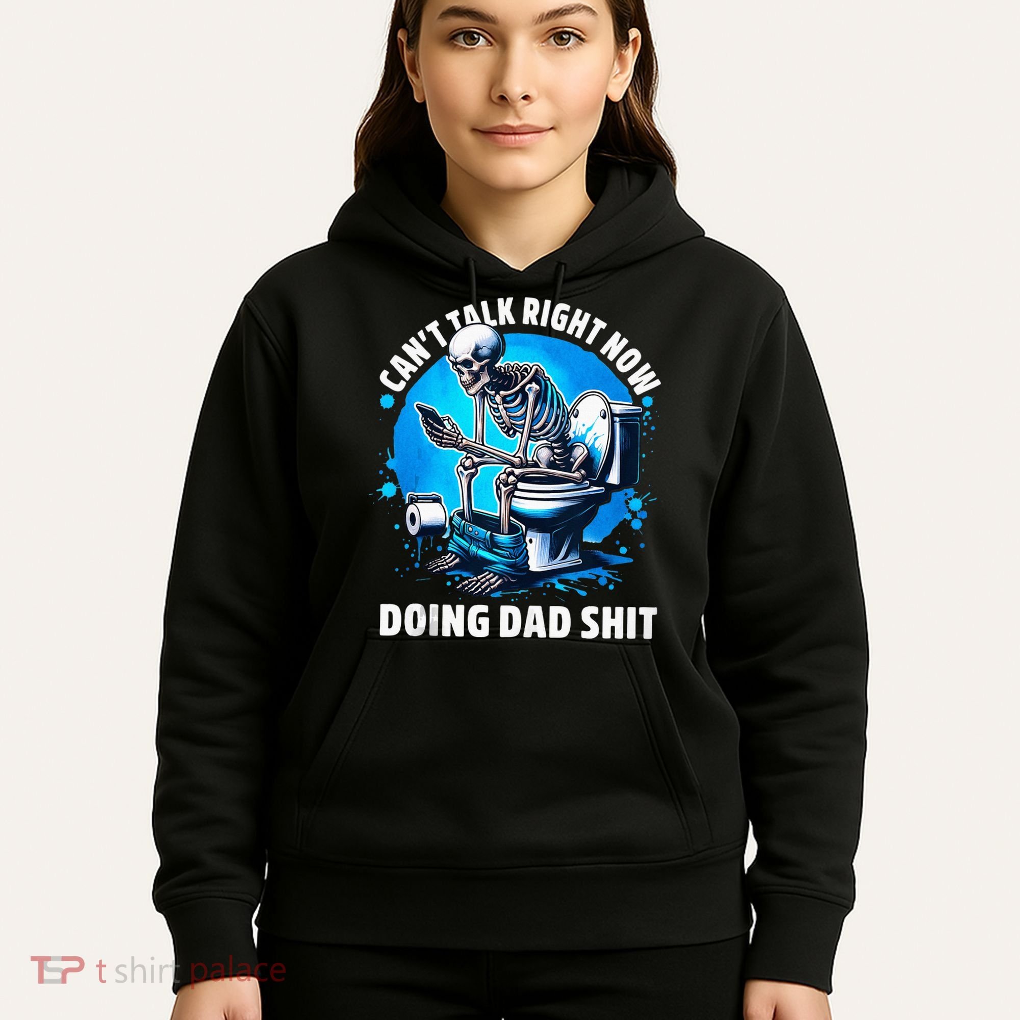 Doing Dad Shit Dad Joke Skeleton Dad Funny Dad Fathers Day Hoodie