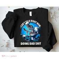 Doing Dad Shit Dad Joke Skeleton Dad Funny Dad Fathers Day Sweatshirt thumb 2