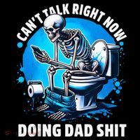 Doing Dad Shit Dad Joke Skeleton Dad Funny Dad Fathers Day Sweatshirt thumb 3
