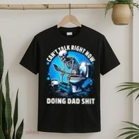 Doing Dad Shit Dad Joke Skeleton Dad Funny Dad Fathers Day T-Shirt thumb 2