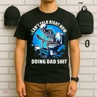 Doing Dad Shit Dad Joke Skeleton Dad Funny Dad Fathers Day T-Shirt thumb 6