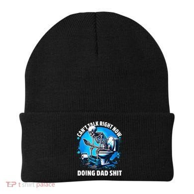 Doing Dad Shit Dad Joke Skeleton Dad Funny Dad Fathers Day Beanie