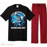 Doing Dad Shit Dad Joke Skeleton Dad Funny Dad Fathers Day Pajama Set thumb 0