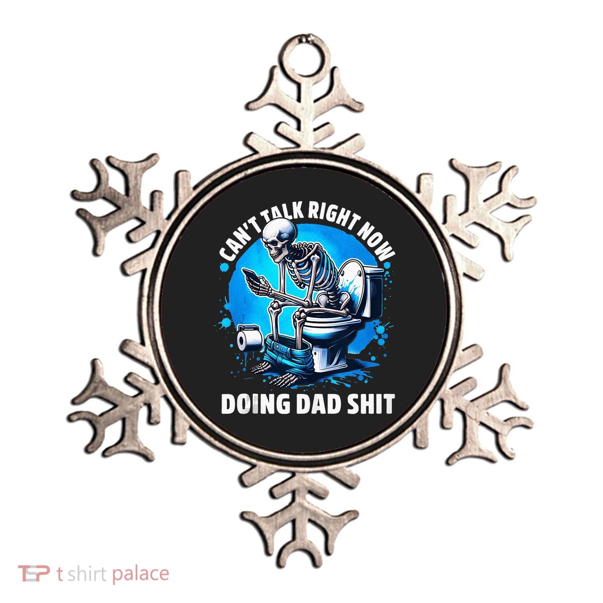 Doing Dad Shit Dad Joke Skeleton Dad Funny Dad Fathers Day Ornament