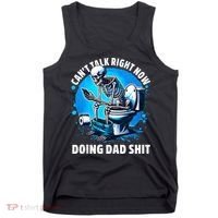 Doing Dad Shit Dad Joke Skeleton Dad Funny Dad Fathers Day Tank Top thumb 0