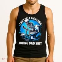 Doing Dad Shit Dad Joke Skeleton Dad Funny Dad Fathers Day Tank Top thumb 3