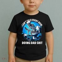 Doing Dad Shit Dad Joke Skeleton Dad Funny Dad Fathers Day Toddler T-Shirt thumb 2