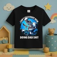 Doing Dad Shit Dad Joke Skeleton Dad Funny Dad Fathers Day Toddler T-Shirt thumb 3