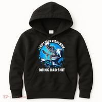 Doing Dad Shit Dad Joke Skeleton Dad Funny Dad Fathers Day Kids Hoodie thumb 0