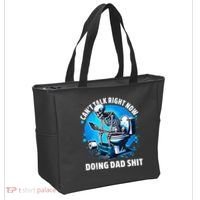 Doing Dad Shit Dad Joke Skeleton Dad Funny Dad Fathers Day Tote Bag thumb 2