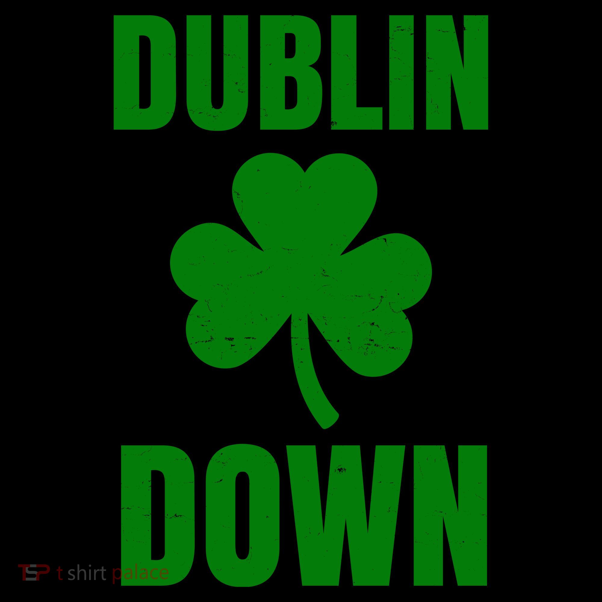 Dublin Down St Patricks Day Clover Coffee Mug