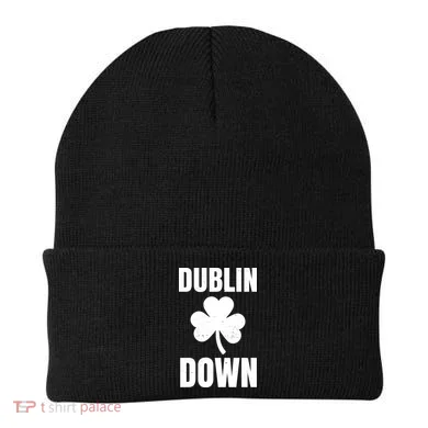 Dublin Down St Patricks Day Clover Beanie
