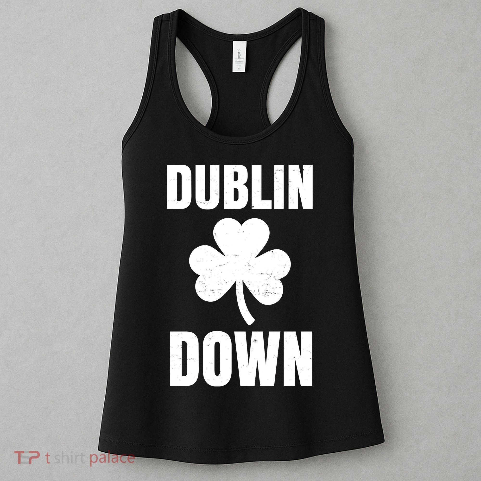 Dublin Down St Patricks Day Clover Women's Tank Top