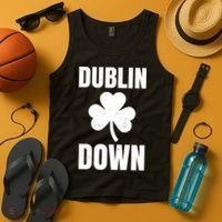 Dublin Down St Patricks Day Clover Tank Top thumb 4