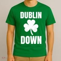 Dublin Down St Patricks Day Clover T-Shirt thumb 3