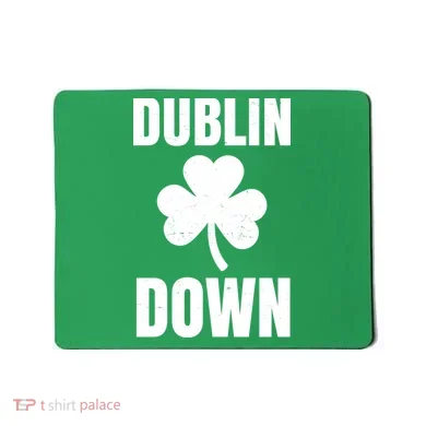 Dublin Down St Patricks Day Clover Mousepad
